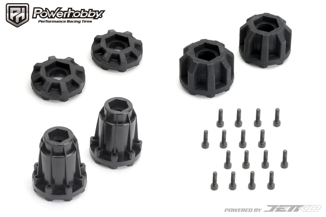 Powerhobby 1/8 MT 3.8 King cobra Belted Mounted Tires (2) 17MM