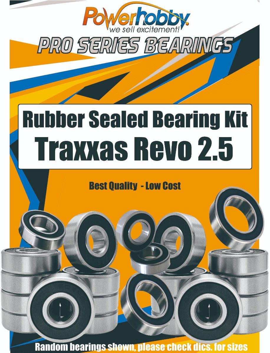 PowerHobby Pro Series Rubber Sealed Bearing Kit FOR Traxxas Revo 2.5