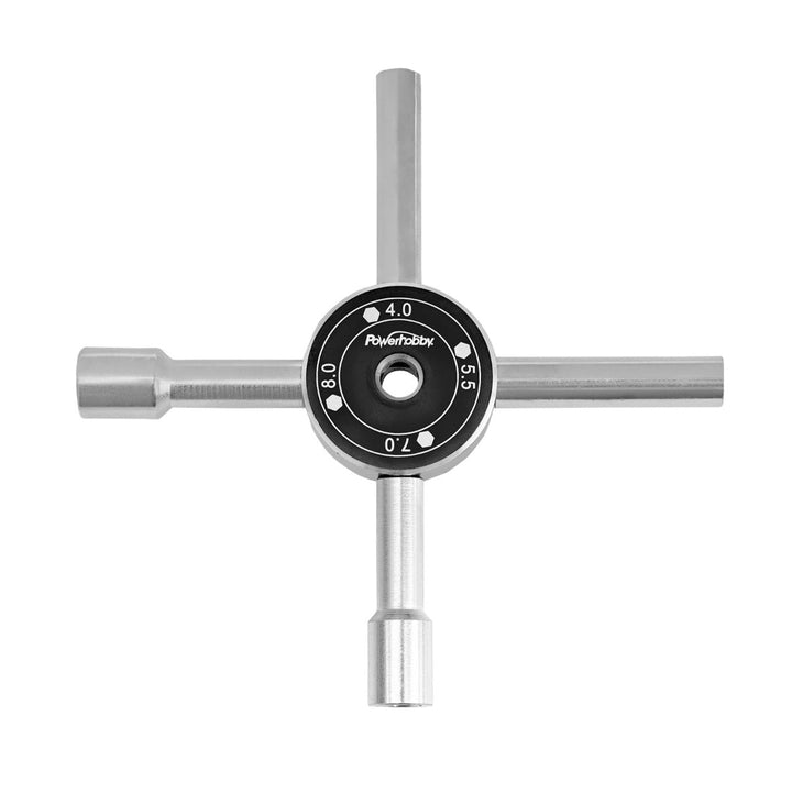 Powerhobby Cross Wrench 4MM 5.5MM 7.0MM 8.0MM