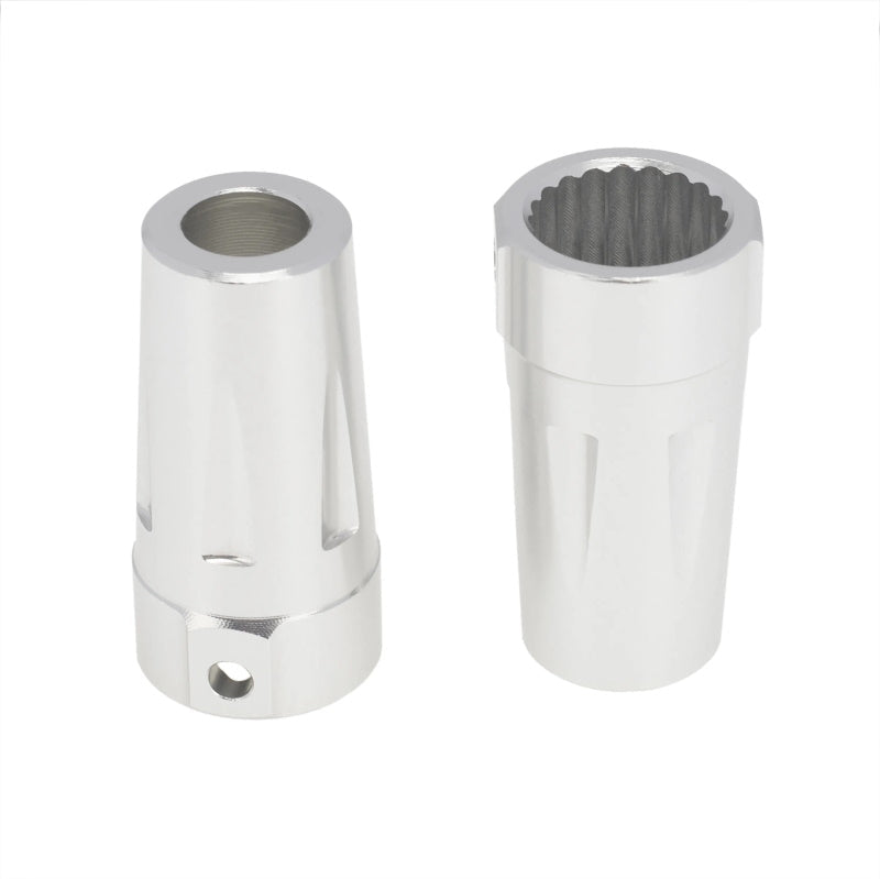 Powerhobby Aluminum Rear Axle Sleeve Silver Axial RR10 Wraith