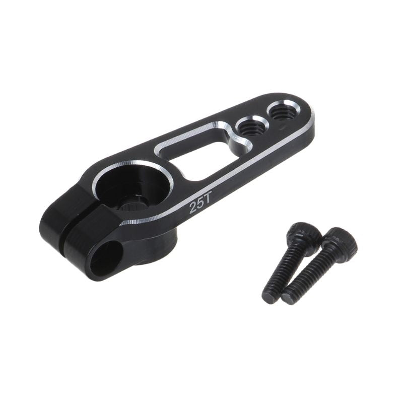 Powerhobby Aluminum 25T Servo Horn Arms 25 Teeth Spline M3 Clamp Black