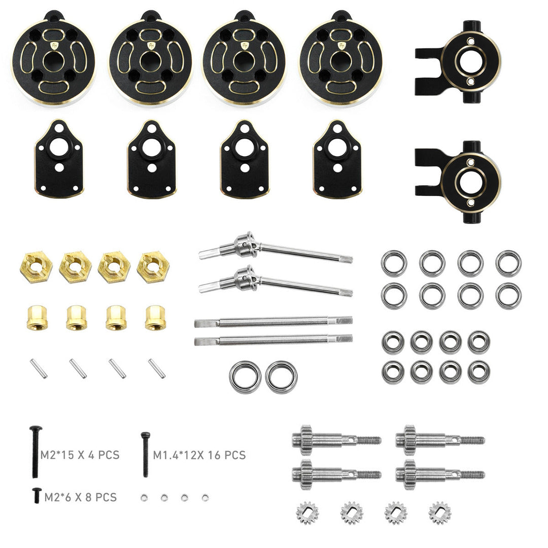 Powerhobby Brass Front / Rear Portal FOR Traxxas TRX-4M