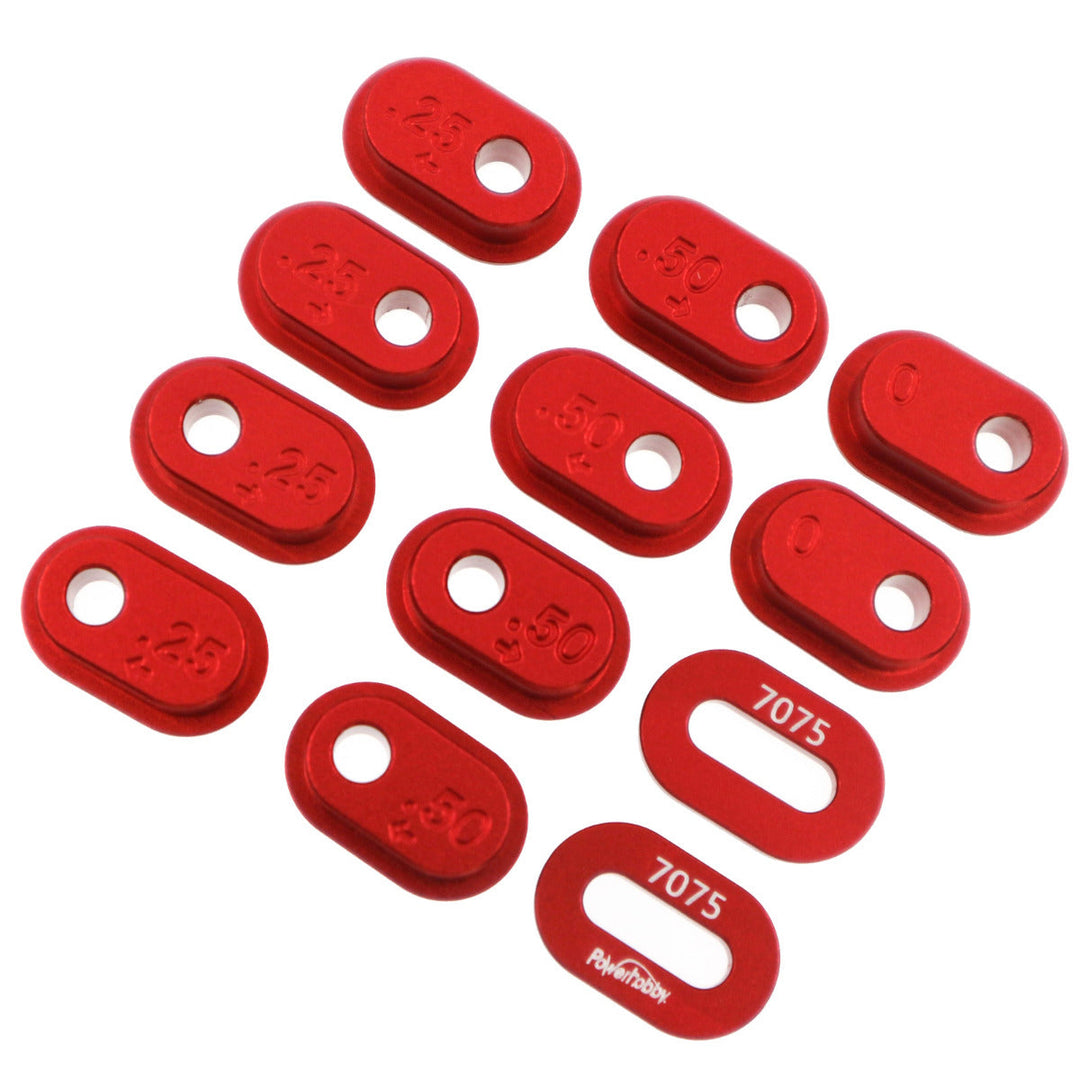 Powerhobby 7075 Aluminum Chain Tension Adjuster Set Red Losi Promoto MX
