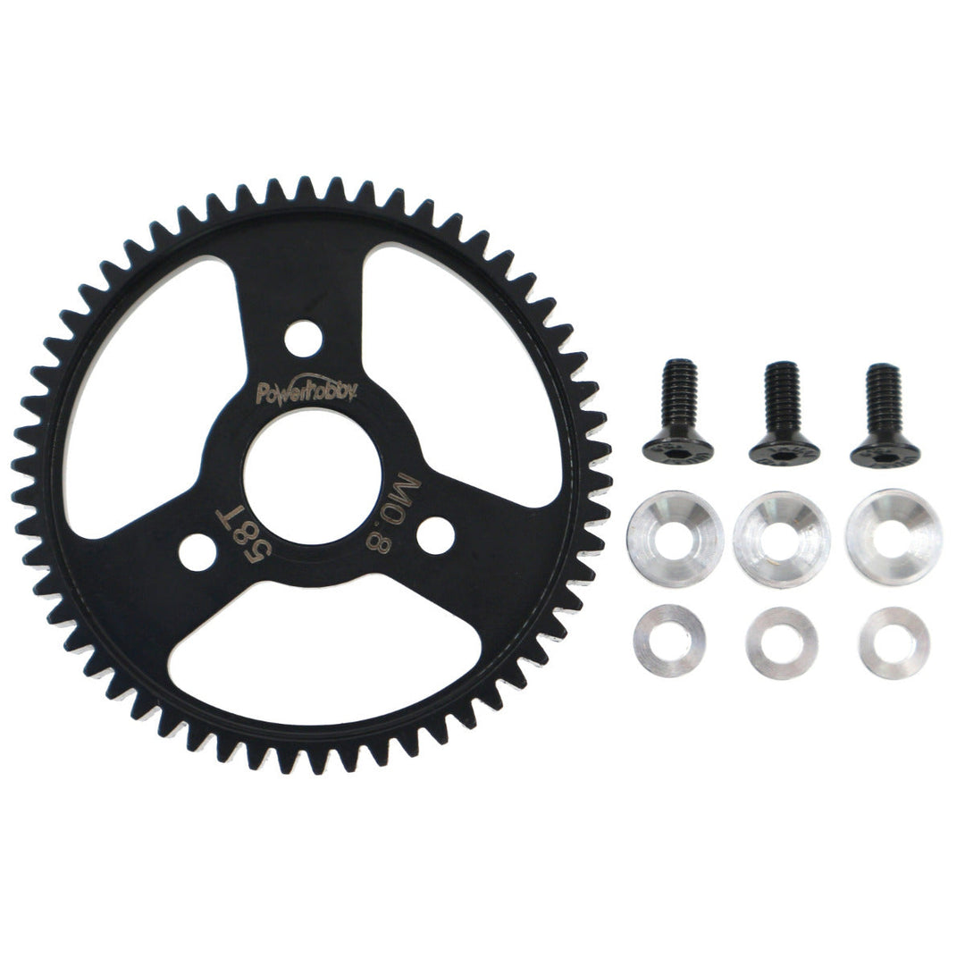 Powerhobby 32P 0.8M 58T Hardened Steel Spur Gear