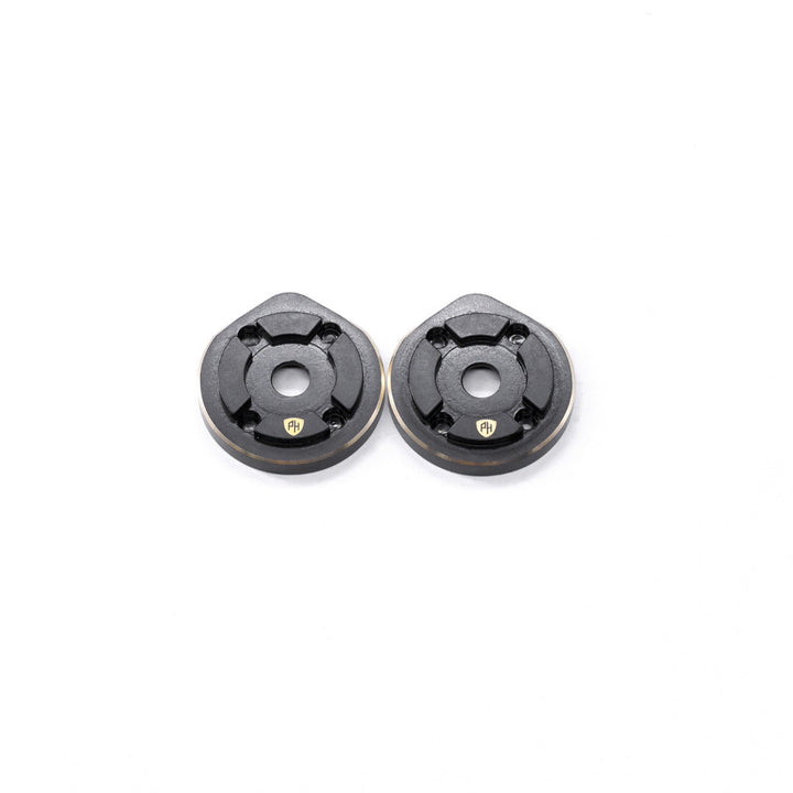 Powerhobby Outer Brass portal Covers Front or Rear Axial Capra / SCX10 III 50Grams