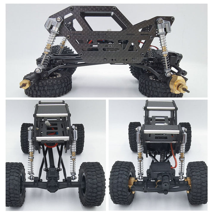 Powerhobby 1/24 Axial SCX24 Aluminum 58mm Long Travel Shocks Jeep Bronco Green