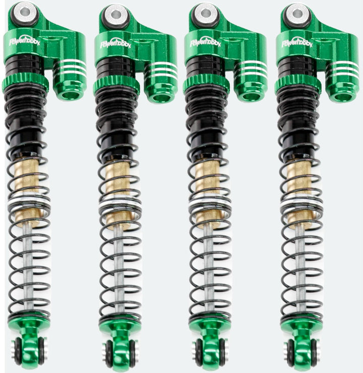 Powerhobby 1/24 Axial SCX24 Aluminum 58mm Long Travel Shocks Jeep Bronco Green
