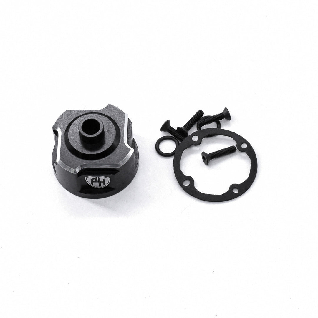 Powerhobby Aluminum Diff Cover FOR Traxxas Sledge Black