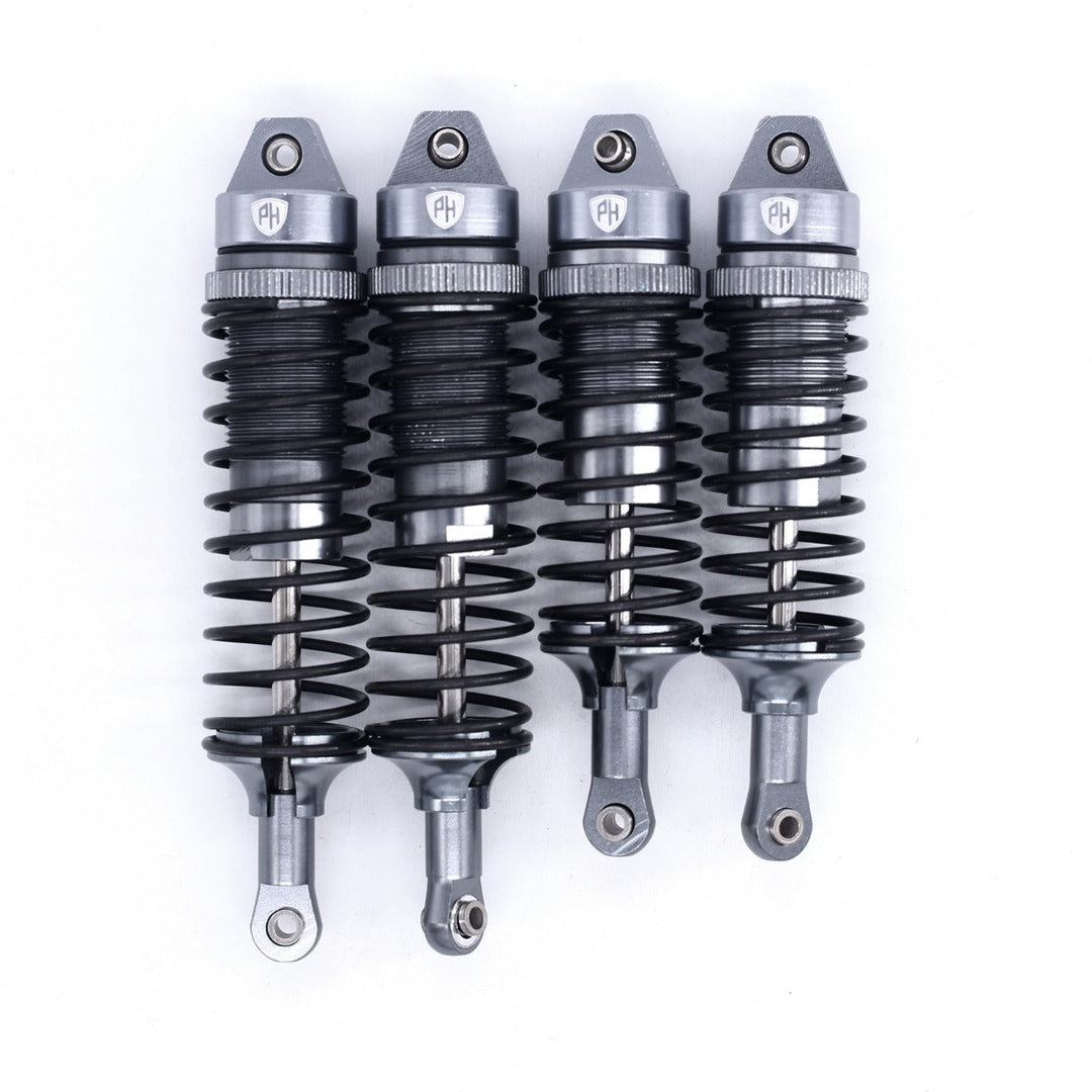 Powerhobby Front & Rear Shocks (4) FOR Traxxas Slash 2WD 4WD Titanium