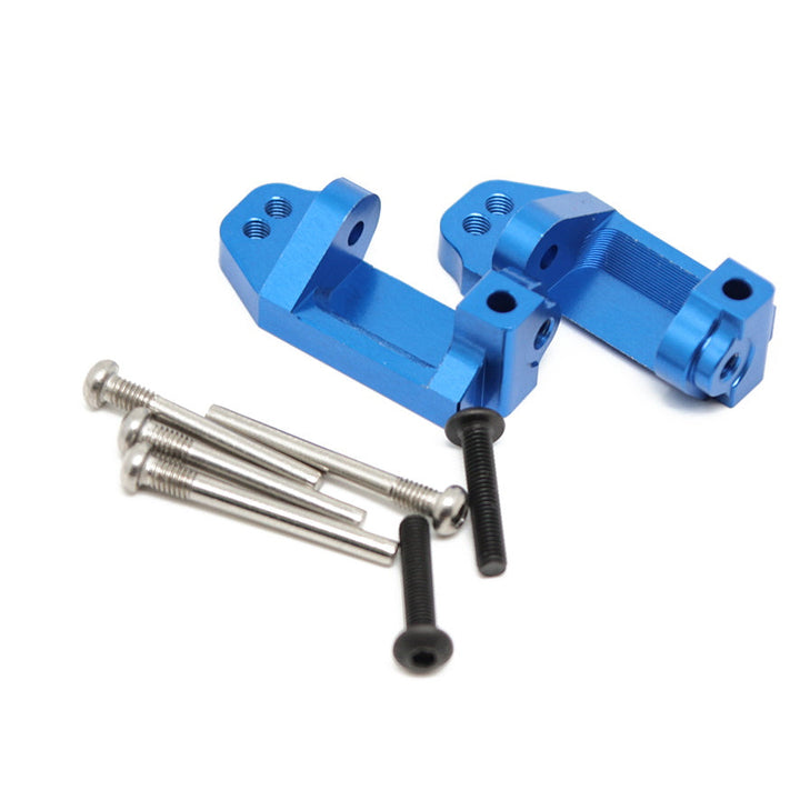 Powerhobby Aluminum Front Caster Blocks Blue FOR Traxxas Slash Stampede Ruslter Bandit