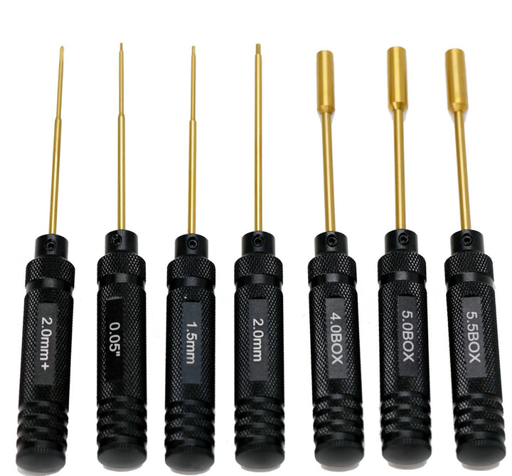 PowerHobby Tool kit Nut Drivers 4 / 5 / 6mm Hex 0.05 1.5 2.0 Hex FOR Traxxas TRX-4M