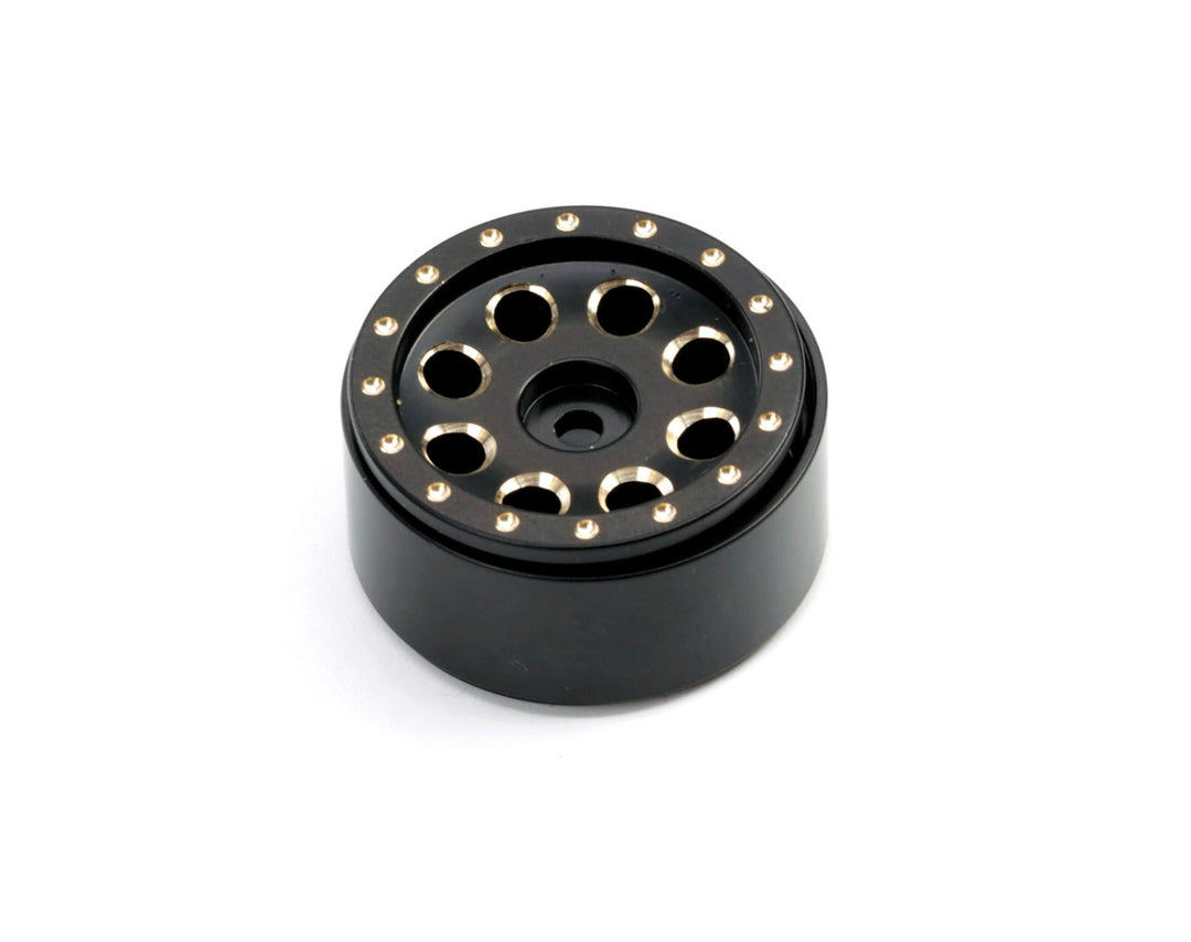 Powerhobby 1.0" Brass Beadlock Crawler Wheels 1/24 Axial SCX24 Jeep Bronco
