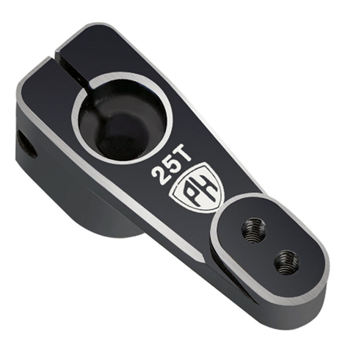Powerhobby Aluminum Micro Servo Horn 25T Fits 59MG SX107 Reefs 99 Black