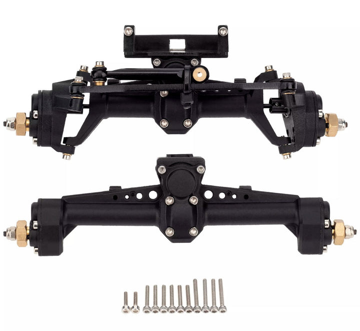 Powerhobby Axial SCX24 Front Rear Portal Axle Jeep C10 Bronco Deadbolt Crawler