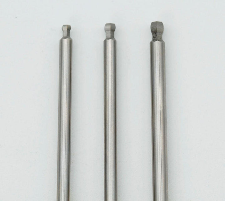 Powerhobby RC Ball End Hex Driver Tip 1/4" Power Tool Set Metric 2.0, 2.5, 3.0mm