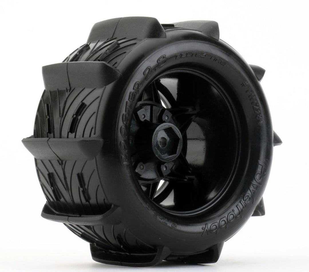 Powerhobby 1/10 Rooster 2.8 Belted Paddle Sand Snow Tires 12mm 14mm 17mm