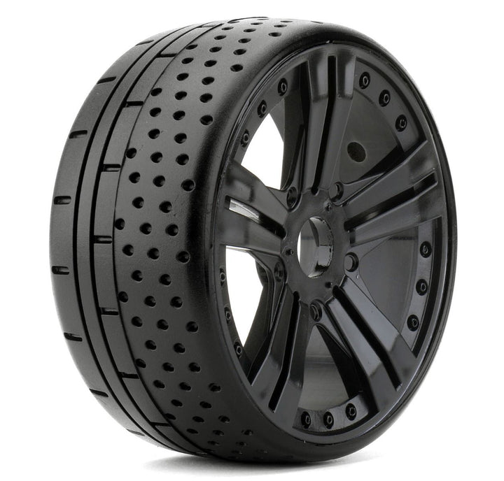 Powerhobby 1/8 GT Hot Dot Belted Mounted Tires 17mm Super Soft Compound