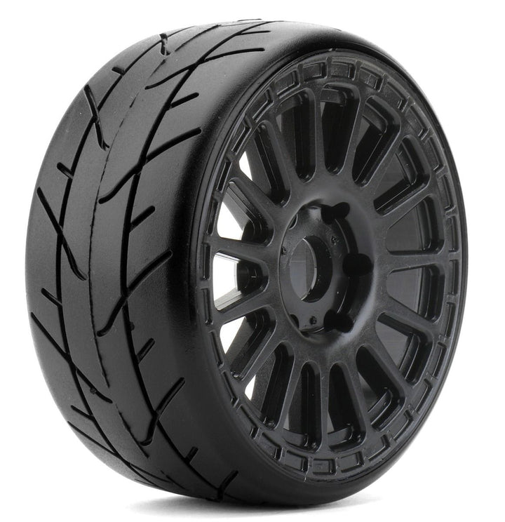 Powerhobby 1/8 GT Vertex Belted Mounted Tires 17mm Medium Compound