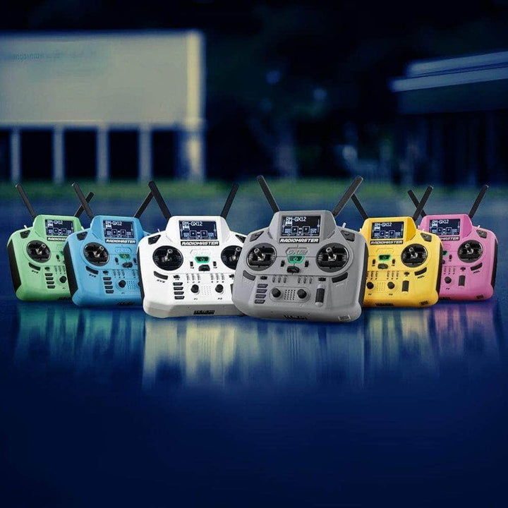 (PRE-ORDER) RadioMaster GX12 Dual-Band Crush Radio Controller - ELRS 2.4GHz M2 - Choose Color