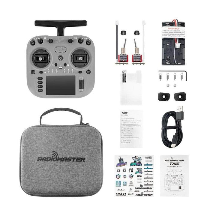 (PRE-ORDER) RadioMaster TX15 Radio Transmitter - ELRS 2.4GHz - Choose Color