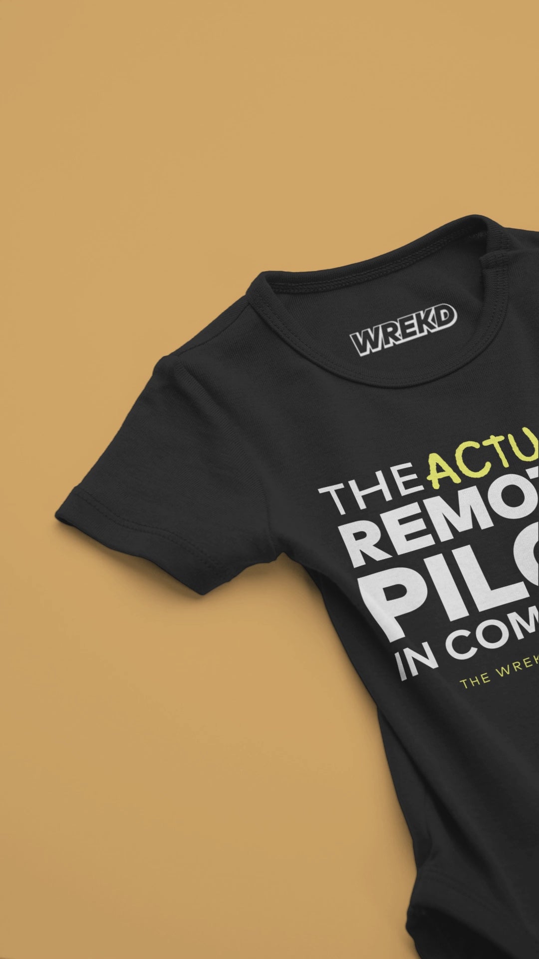 WREKD "The Actual Remote Pilot In Command" Onesie by WREKD Co.