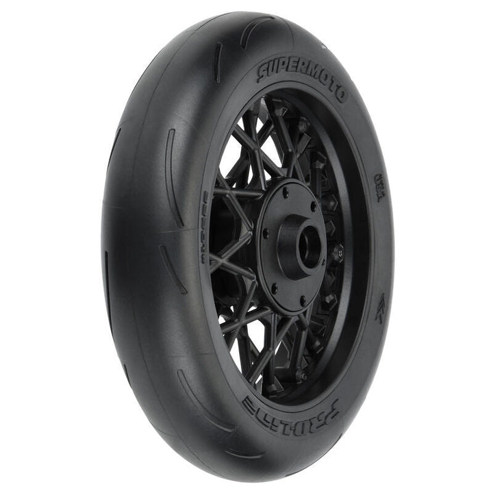 Pro-Line 1/4 Supermoto S3 Motorcycle Front Mounted Tires Losi PROMOTO MX