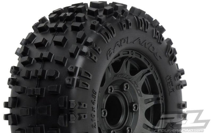 Pro-Line Badlands 2.8" Mounted Tires /Wheels Traxxas Stampede Rustler 2wd 4X4