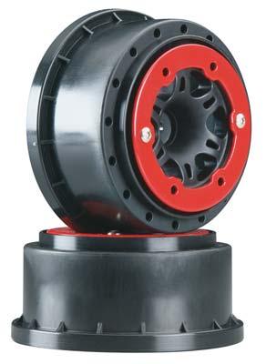 Pro-Line 2715-05 Split Six 2.2/3.0 Rear Bead-Loc Wheels (2) Slash 2WD
