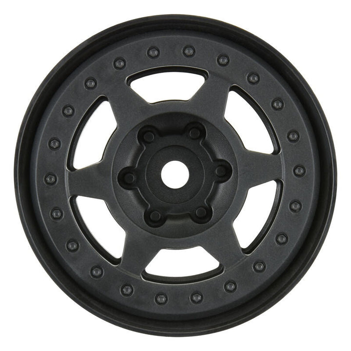 Pro-Line 2809-03 1/10 Holcomb 1.9" 12mm Crawler Bead-Loc Wheels (2) Black