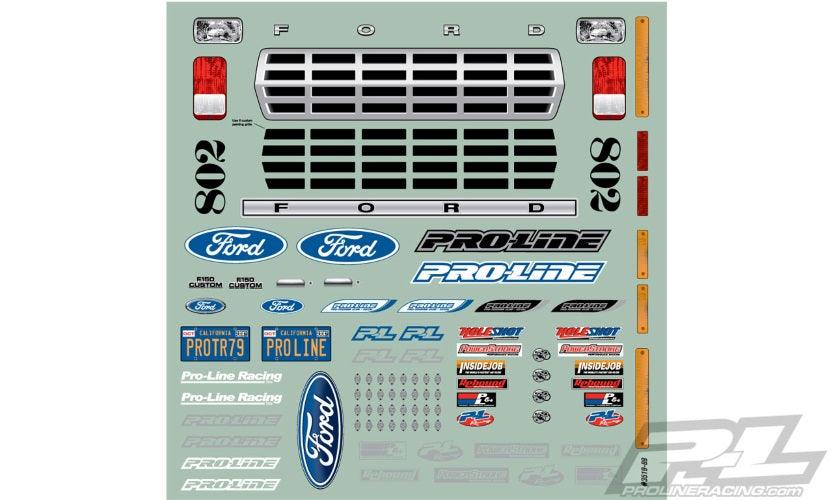 Pro-Line 3519-00 1979 Ford F-150 Race Truck Clear Body Slash 2wd / 4x4 SC10 SCTE