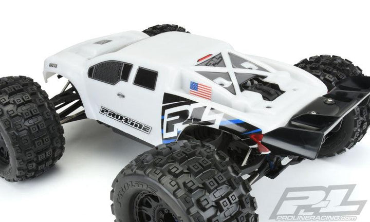 Pro-Line 3530-15 Pre-Cut Brute Bash Armor (White) Body For E-Revo 2.0
