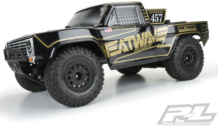PRO-Line Pre-Cut 1967 Ford F-100 Race Truck Heatwave Tough-Color (Black) Body