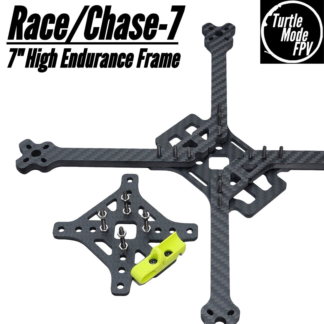 Race/Chase-7 - 3500mAh / Accessorized 7" High Endurance Frame, by TurtleModeFPV (Choose Options)