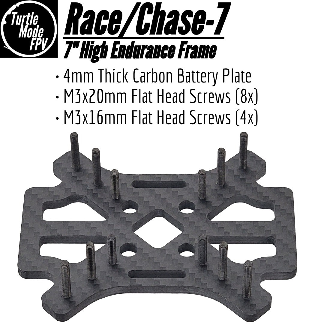 Race/Chase-7 - 7" High Endurance Frame, by TurtleModeFPV - (No 3D Prints)