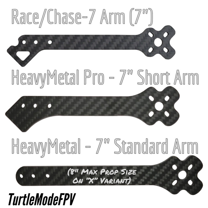 Race/Chase-7 - 2200mAh / Accessorized 7" High Endurance Frame, by TurtleModeFPV (Choose Options)