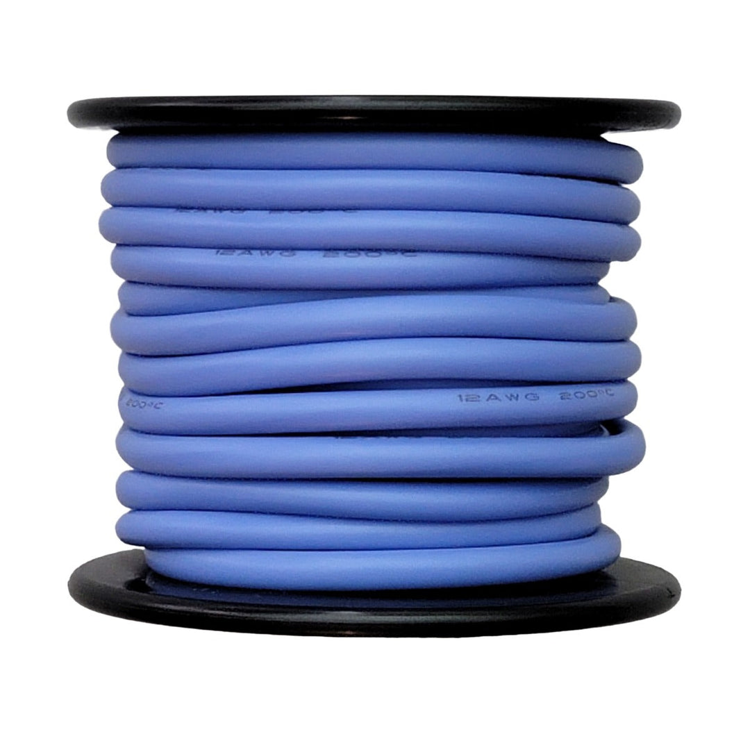 Cut To Length 12AWG Silicone Wire - Blue