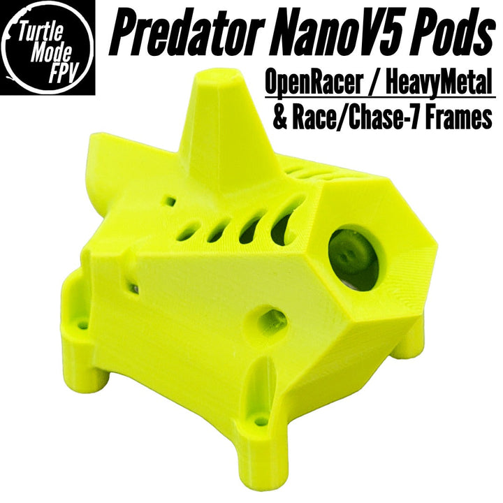 Foxeer Predator NanoV5 Pods for OpenRacer, HeavyMetal & Race/Chase-7 Frames - (Choose Options)
