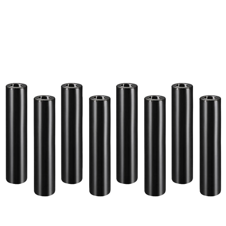 M3X22mm Round Aluminum Standoffs (8pcs) - Black