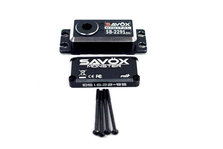 Savox SAVSCSB2291SG Top & Bottom Servo Case Set w/ 4 Screws for SB2291SG