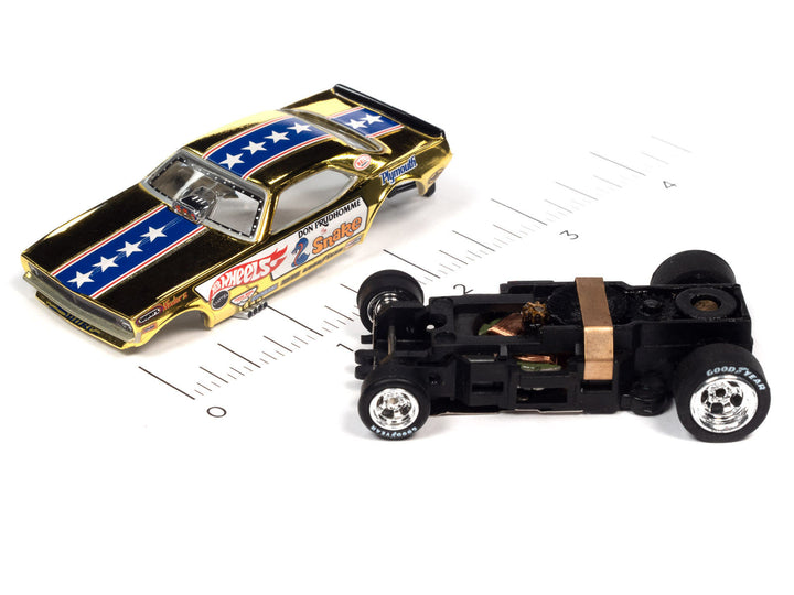 Auto World Don The Snake Prudhomme '70 Plymouth Cuda Ho Slot Car SC369