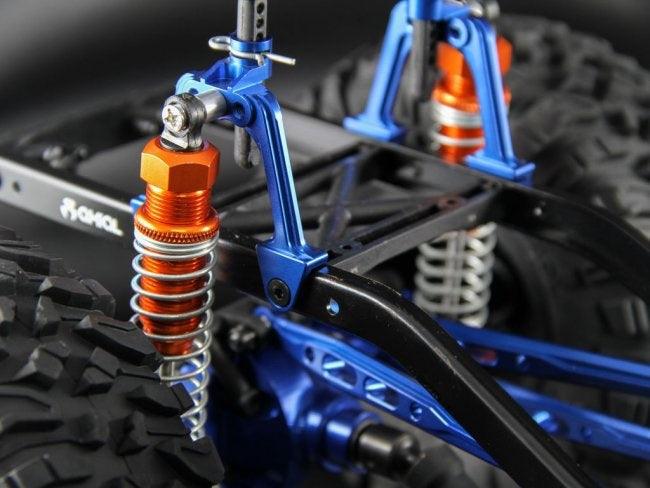 GPM SCX028-BLACK ALLOY FRONT SUPPORT TOWER AXIAL SCX10