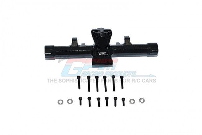 GPM ALUMINUM REAR GEAR BOX AXIAL 1:24 SCX24 DEADBOLT / JEEP WRANGLER BLACK