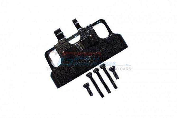 GPM AXIAL 4WD SCX24 DEADBOLT Aluminum Servo Mount Black