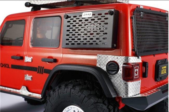 GPM RC CAR REAR SIDE WINDOW TOOL BOX AXIAL SCX10 III JEEP JL WRANGLER BLACK