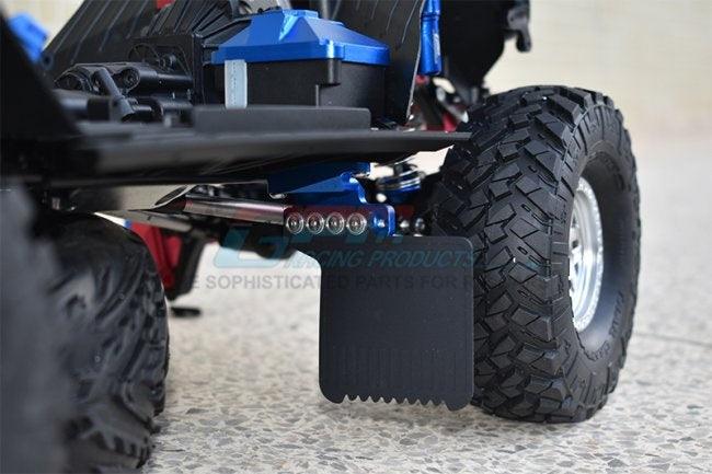 GPM MUD FLAP AXIAL 1/10 SCX10 III JEEP WRANGLER / JEEP GLADIATOR GUN SILVER