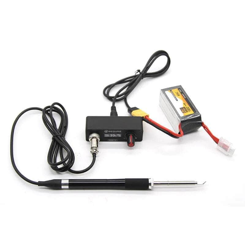 Sequre MSS12 Mini OLED Soldering Station w/ T12-BC2 Tip at WREKD Co.