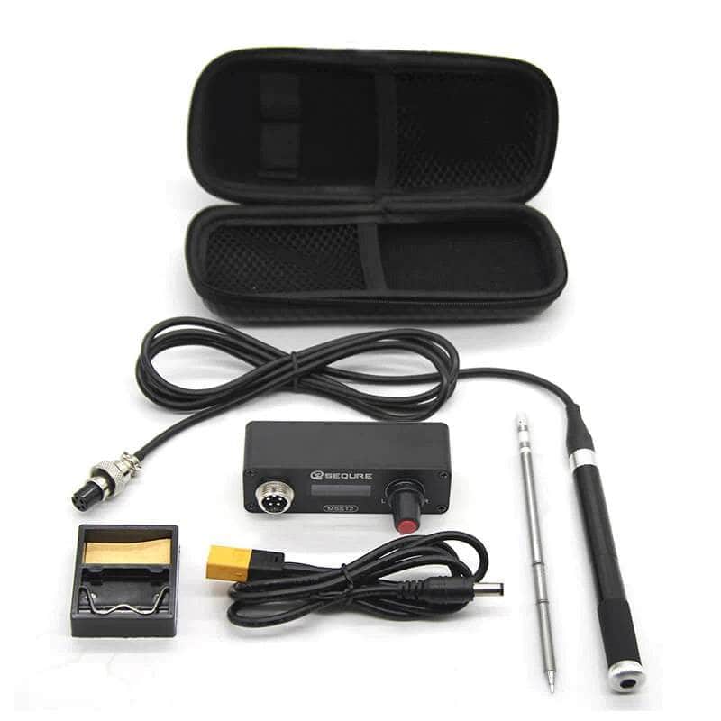 Sequre MSS12 Mini OLED Soldering Station w/ T12-BC2 Tip at WREKD Co.