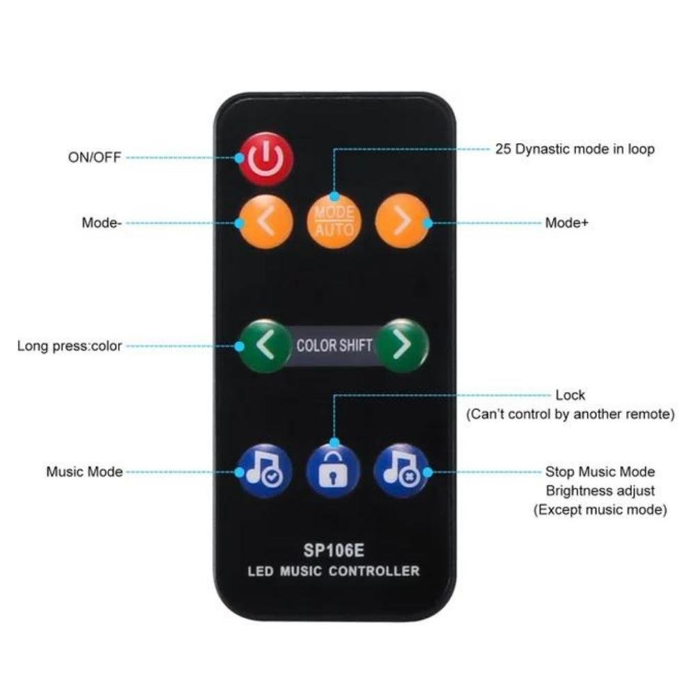 SP106E LED Sound Controller at WREKD Co.