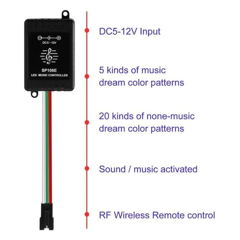 SP106E LED Sound Controller at WREKD Co.