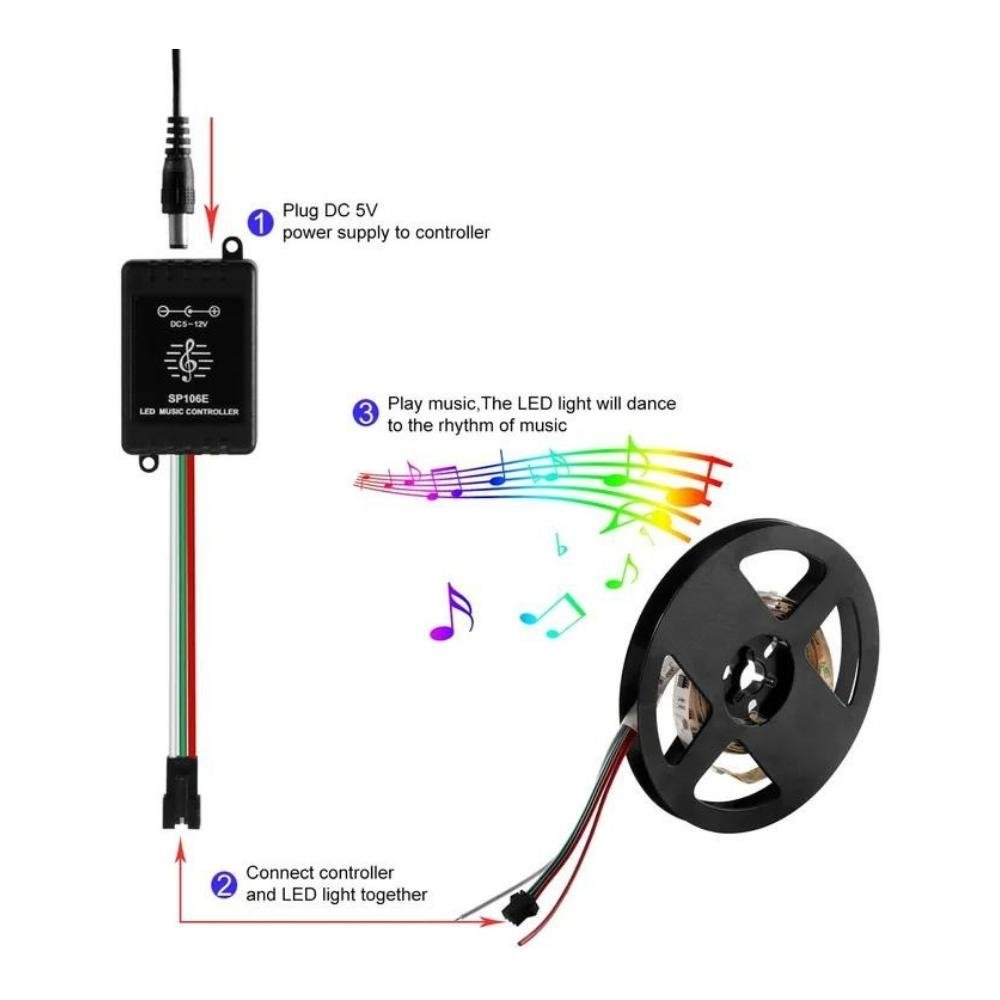 SP106E LED Sound Controller at WREKD Co.